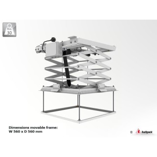 Support plafond Audipack AUD-PCL-5050-4 | motorisé | pantographe Audipack
