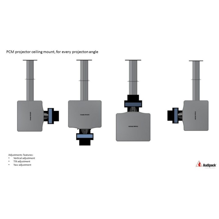 Support plafond Audipack AUD-PCM-800-1000 | 1000 mm | L&S 4-90 Audipack