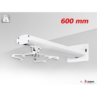 Support mural Audipack AUD-PWM-ST0600 | 360-600 mm | blanc Audipack