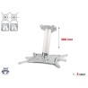 Support plafond vidéoprojecteur Audipack AUD-QFIX3-0300G | 300 mm | gris Audipack