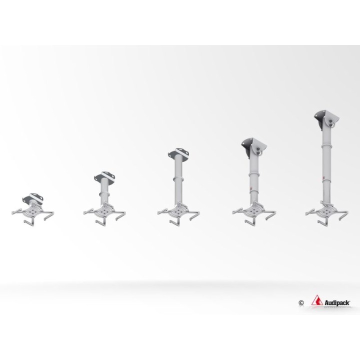 Support plafond Audipack AUD-QFIX-0700TG | 450-700 mm | gris Audipack