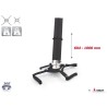 Support plafond télescopique Audipack AUD-QFIX-1000T | 600-1000 mm | Noir Audipack