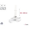 Support plafond vidéoprojecteur Audipack AUD-QFIX-1000TW | 604-1000mm | blanc Audipack