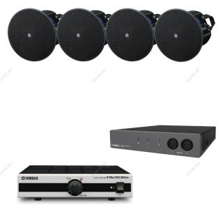 Yamaha - Ensemble ADECIA pCeiling 1p, 4 VXC4 noires Yamaha