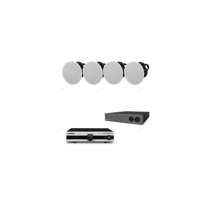 Ensemble audio Yamaha YAM-ADSB2XCWA20 | plafond | 4 VXC4 blanches Yamaha
