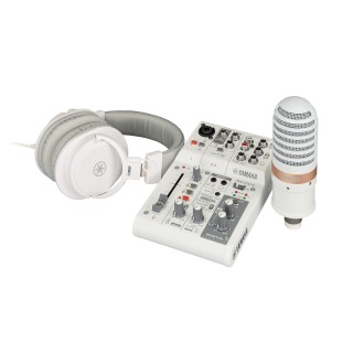 Console de mixage Yamaha YAM-AG03MK2-W-LSPK | 3 canaux | streaming Yamaha