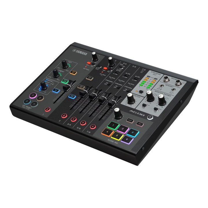 Console de mixage Yamaha YAM-AG08-BL | 8 canaux | blanche Yamaha