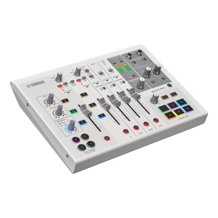 Console de mixage Yamaha YAM-AG08-WH | 8 canaux | noire Yamaha