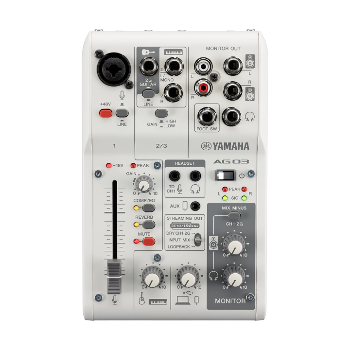 Yamaha - Console de streaming 3 canaux - Blanche Yamaha