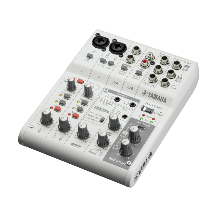 Yamaha - Console de streaming 6 canaux - Blanche Yamaha