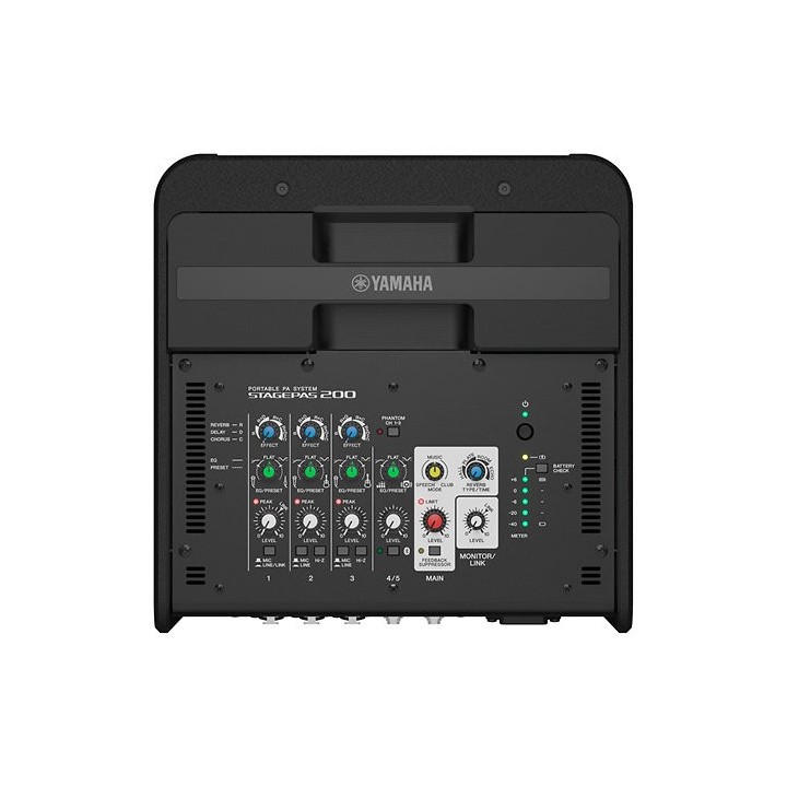 Système de sonorisation portable Yamaha YAM-STAGEPAS200BTR | 180W Classe-D Yamaha