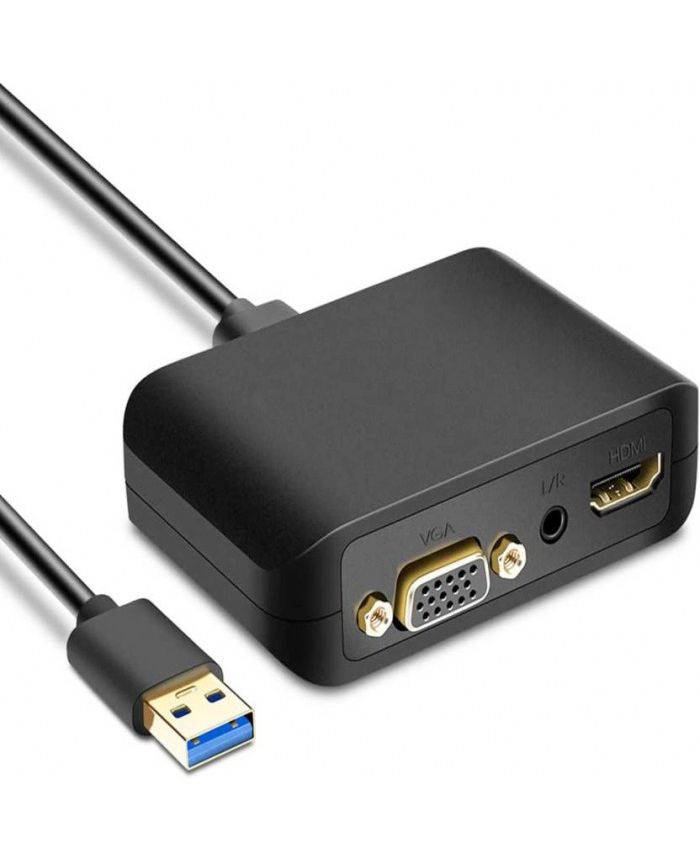 i Pure - Adaptateur USB 3.0 vers HDMI + VGA