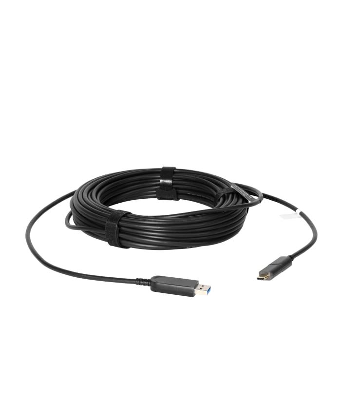 Cordon fibre optique active USB 3.0 A vers C - 15m Vaddio