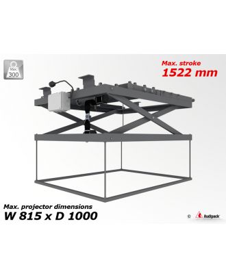 Support de plafond motorisé pour vidéoprojecteur P3602 Audipack