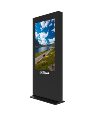 Dahua - Totem LCD d'extérieur UHD 55p 24/7 2500cd/m² - Android 11