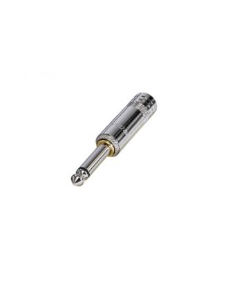 Rean - Jack 6,35 métal mono pour cable 6mm avec coupure auto - HA/100