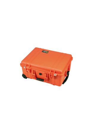 Pelicase valise pc1560 orange avec mousse