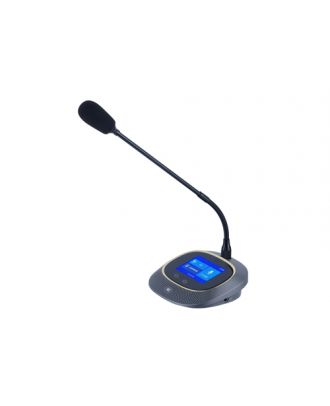 itC - Microphone numérique col-de-cygne Président - Ecran 3,5p, dorés