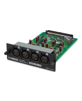 Yamaha - Carte 4 entrées analog. sym. niveau ligne XLR conv. 24 bits