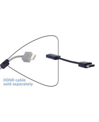 HDMI femelle vers DP mâle - 12,5cm