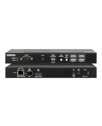 Récepteur 4K AV sur IP en KVM HDMI + Audio analogique