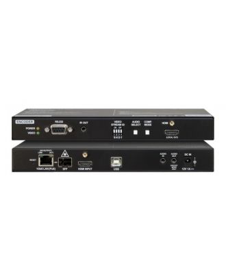 Emetteur Scaleur 4K AV sur IP en KVM HDMI + entrée audio analogique