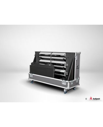 Flightcase for 390966 + space for standard FP up to 65p + PORT