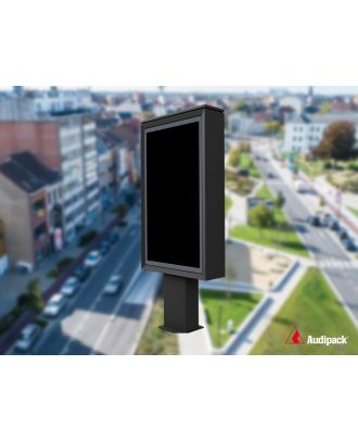 Audipack - Totem pour écrans d'extérieur pour LG 55XE4FM - KFOD-55V inclus