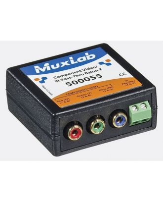 500055 Balun Muxlab VideoEase Composante Vidéo/IR Pass-Thru Femelle