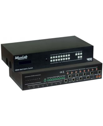 FDV - Kit de commutation matricielle HDMI 8x8, HDBT, PoC, 4K/60