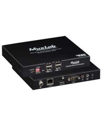 Muxlab - Récepteur KVM HDMI sur IP PoE, 4K/60