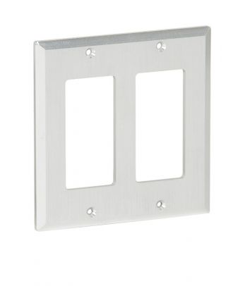 FDV - Plaque avant en aluminium brossé pour 500455-Tx