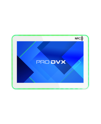ProDVX - Panel PC 10,1p, cadre LED, POE+, NFC - Android 12 - Blanc