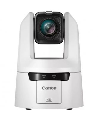 Canon - Caméra PTZ 4K +auto-tracking, Zoom x15 12G-SDI, PoE - Blanche