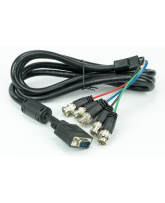 Câble VGA Mâle vers 5 BNC Mâles – 90cm tvONE 