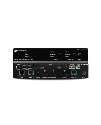 Atlona - Matrice 4x2 4K UHD avec entrées HDMI, USB-C et HDBaseT