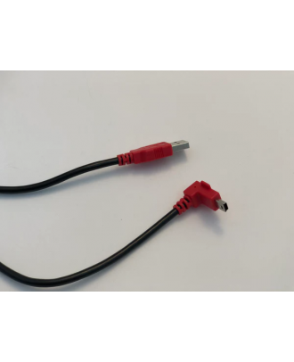 Mimo - Câble d'alimentation USB, 3.0M (10pieds) Angle droit pour les moniteurs de la famille UM-1080CP, rouge