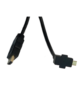 Mimo - Câble Micro HDMI (4.9pieds) à angle droit vers HDMI pour les moniteurs de la famille UM-1080H