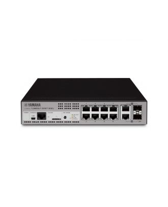 Yamaha - Switch ethernet 10 ports - 8 ports POE, 2 ports LAN/SFP