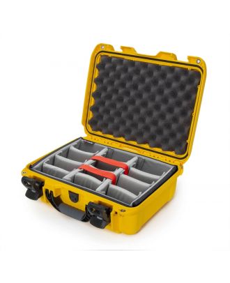 Nanuk - Mallette avec séparateurs - Jaune - Dim Int 381x267x157