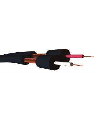 S2CEB - Câble asymetrique blinde - 2 x 0.22 mm² - pvc noir