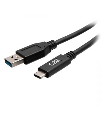 C2G - 1ft USB 3.0 USB-C TO USB-A M/M BLK