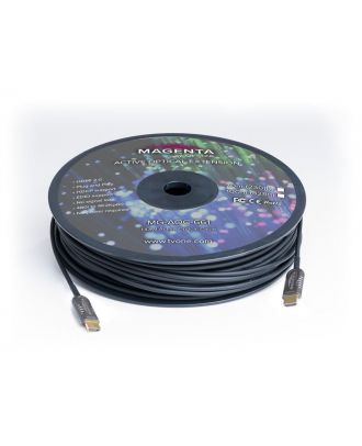 tvONE - Cordon fibre optique Plenum actif HDMI 2.0 - 100m