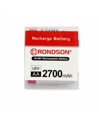 Pack de 4 accus rechargeables NiMH 1,2 V - 2700 mAh Rondson ACC1.2-2700-4