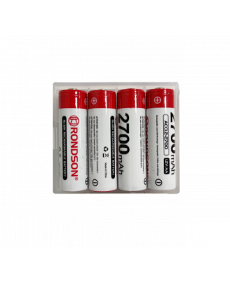 Pack de 50 accus rechargeables NiMH 1,2 V - 2700 mAh Rondson ACC1.2-2700-50