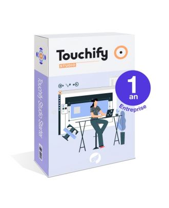 Touchify Studio - Enterprise 12Go  - 1 utilisateur - 1 an