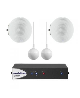 Bundle Audio USB micros et enceintes de plafond Vaddio 999-86600-001