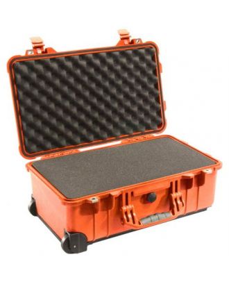 Pelicase valise pc1510 orange avec mousse