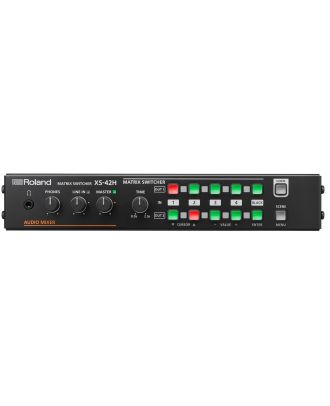 Matrice video 4x in / 2x out, controle sur lan Roland XS-42H