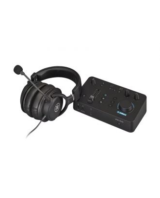 Yamaha - Pack console de mixage audio ZG01 + micro-casque YH-G01
